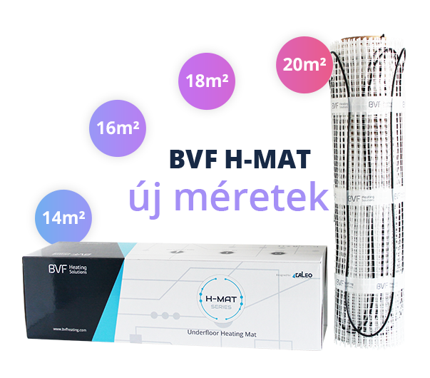 BVF H-MAT új méretek